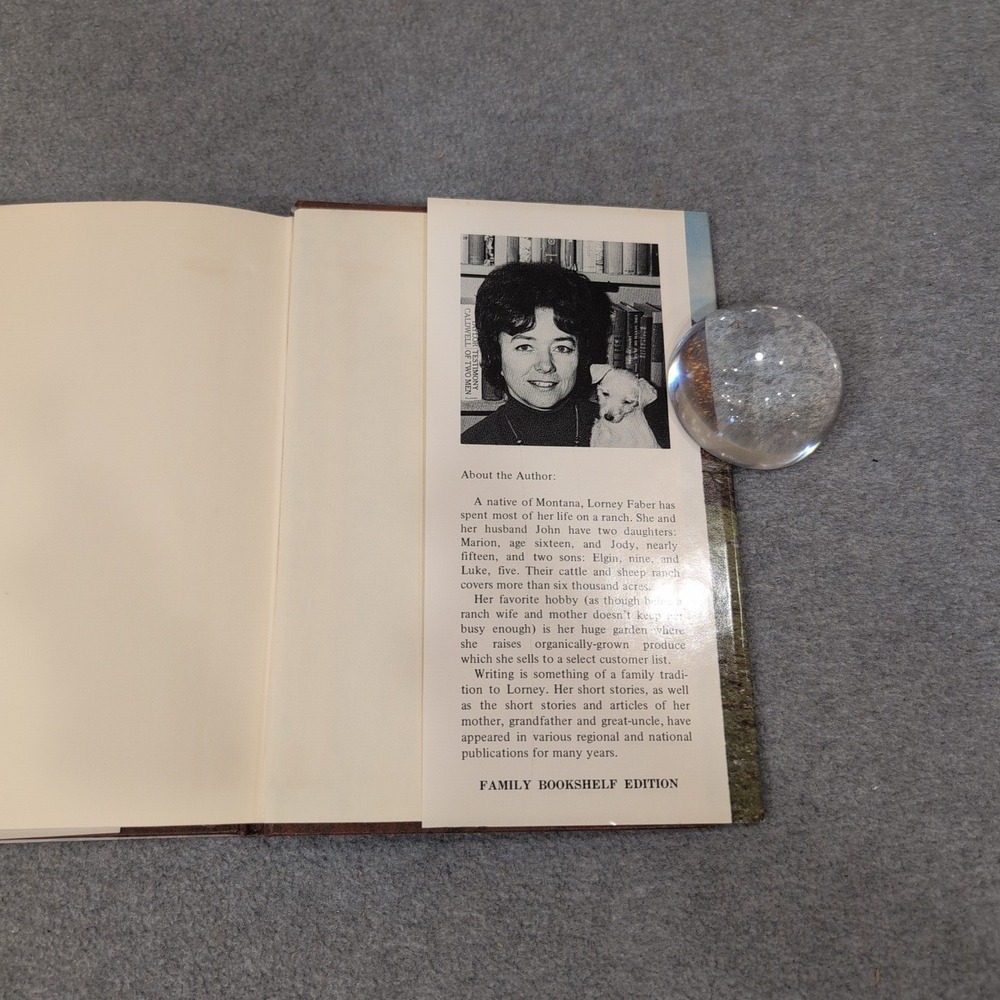 Next Year Country by Lorney Faber 1975 Montana Ranching Memoir Hardcover VG+ - Picture 4 of 4